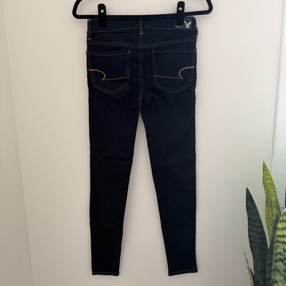 American Eagle AE Jegging Size 2 Regular Dark Wash Skinny Jeans